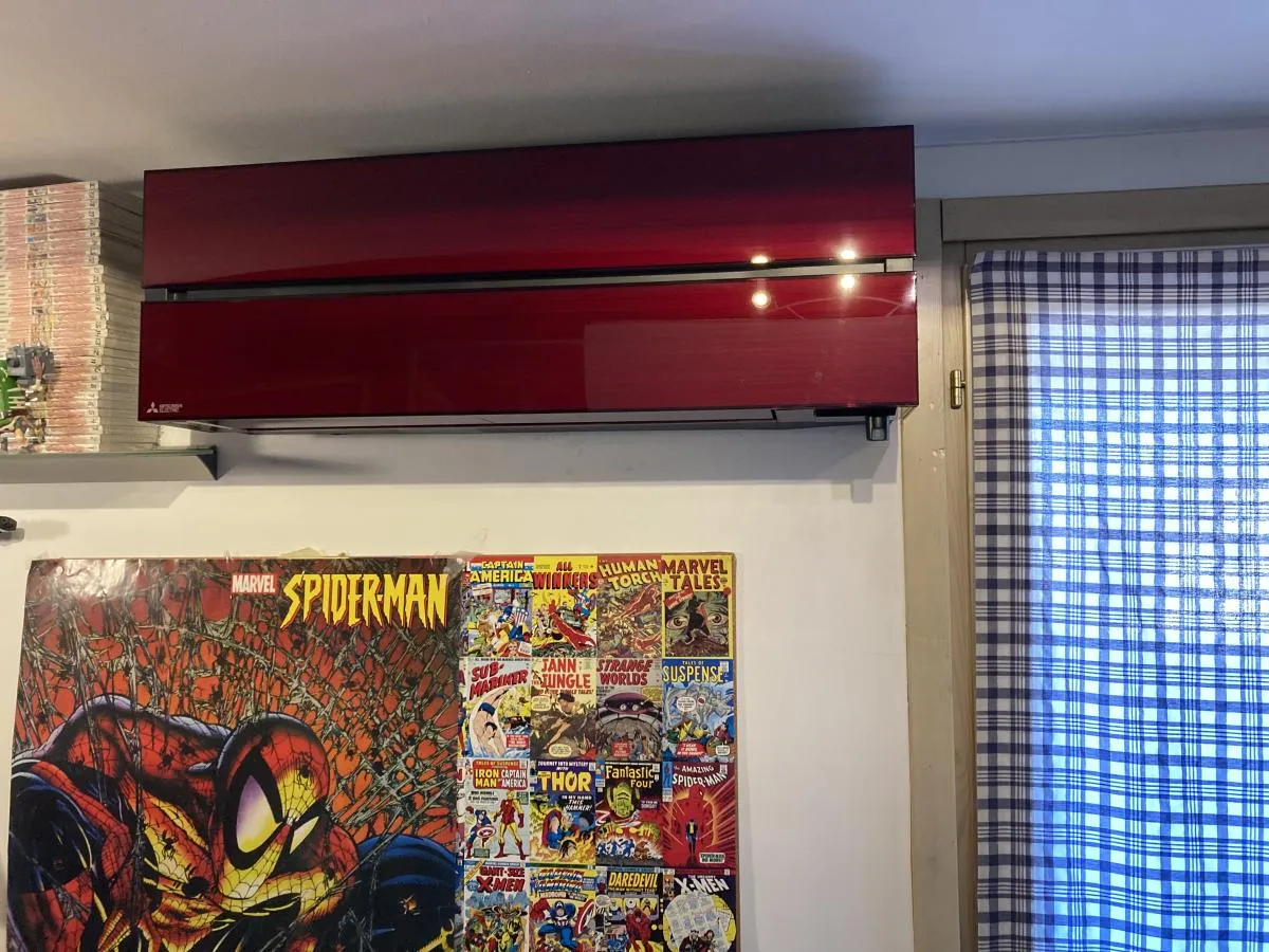Climatizzatore installato in una camera da letto a Magenta